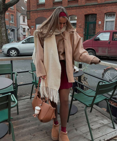 Oversize Jacke Joana Beige