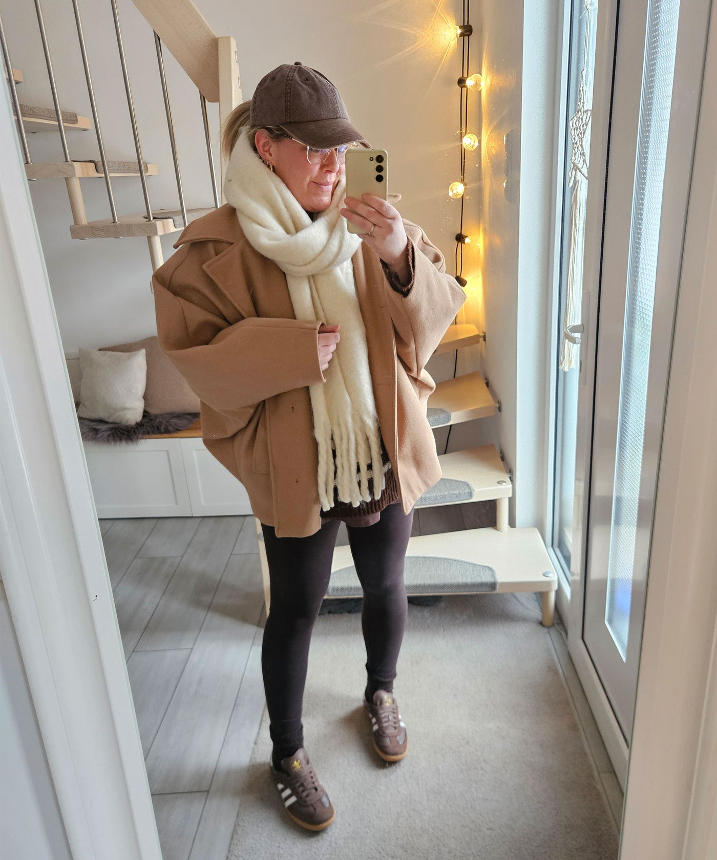 Oversize Jacke Joana Camel