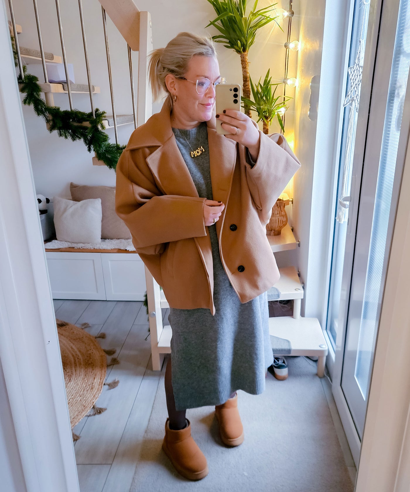 Oversize Jacke Joana Camel