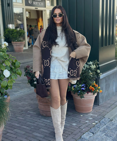 Oversize Jacke Joana Camel Ladypolitan ♡