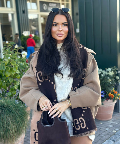 Oversize Jacke Joana Camel Ladypolitan ♡