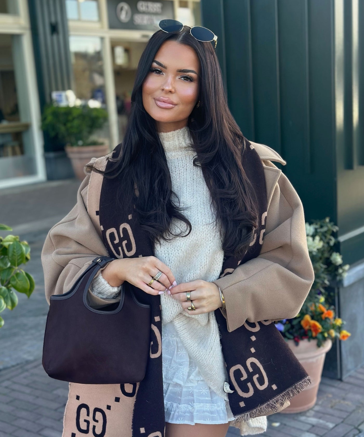 Oversize Jacke Joana Camel Ladypolitan ♡