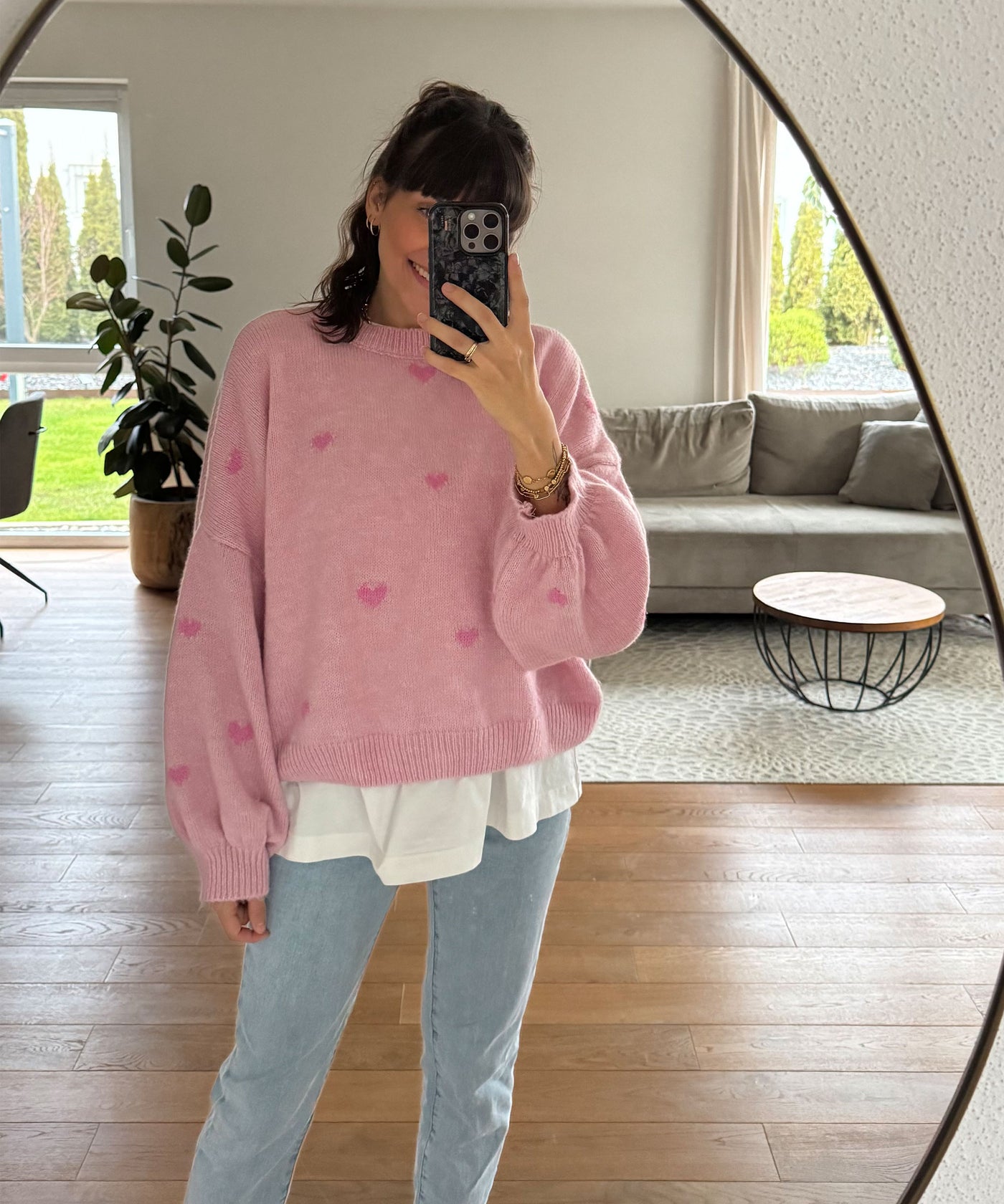 Oversize Pullover Joslin Rosa Ladypolitan ♡