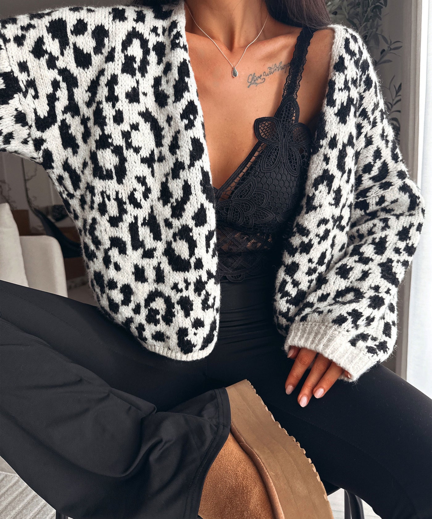 Top Evalia Schwarz Ladypolitan ♡