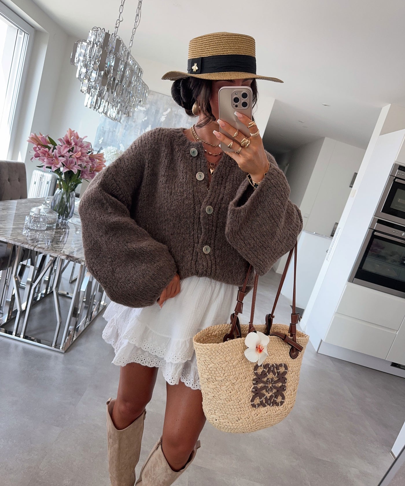 Cardigan Dania Taupe Ladypolitan ♡