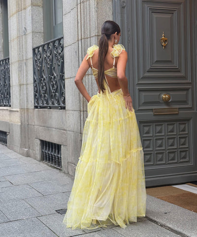 Kleid Alusia Gelb Ladypolitan ♡