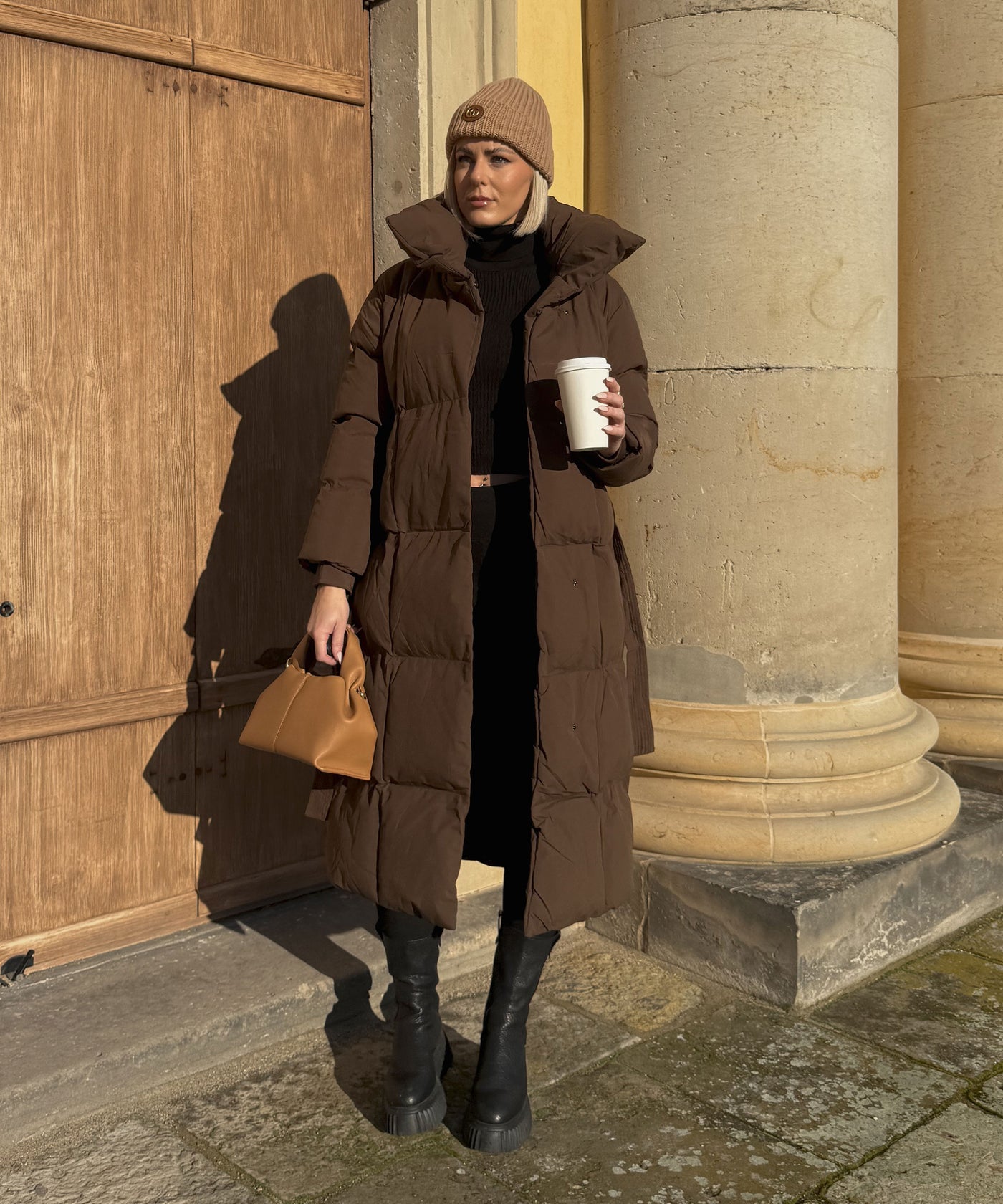 Oversize Parka Kyleih Braun Ladypolitan - Fashion Onlineshop für Damen