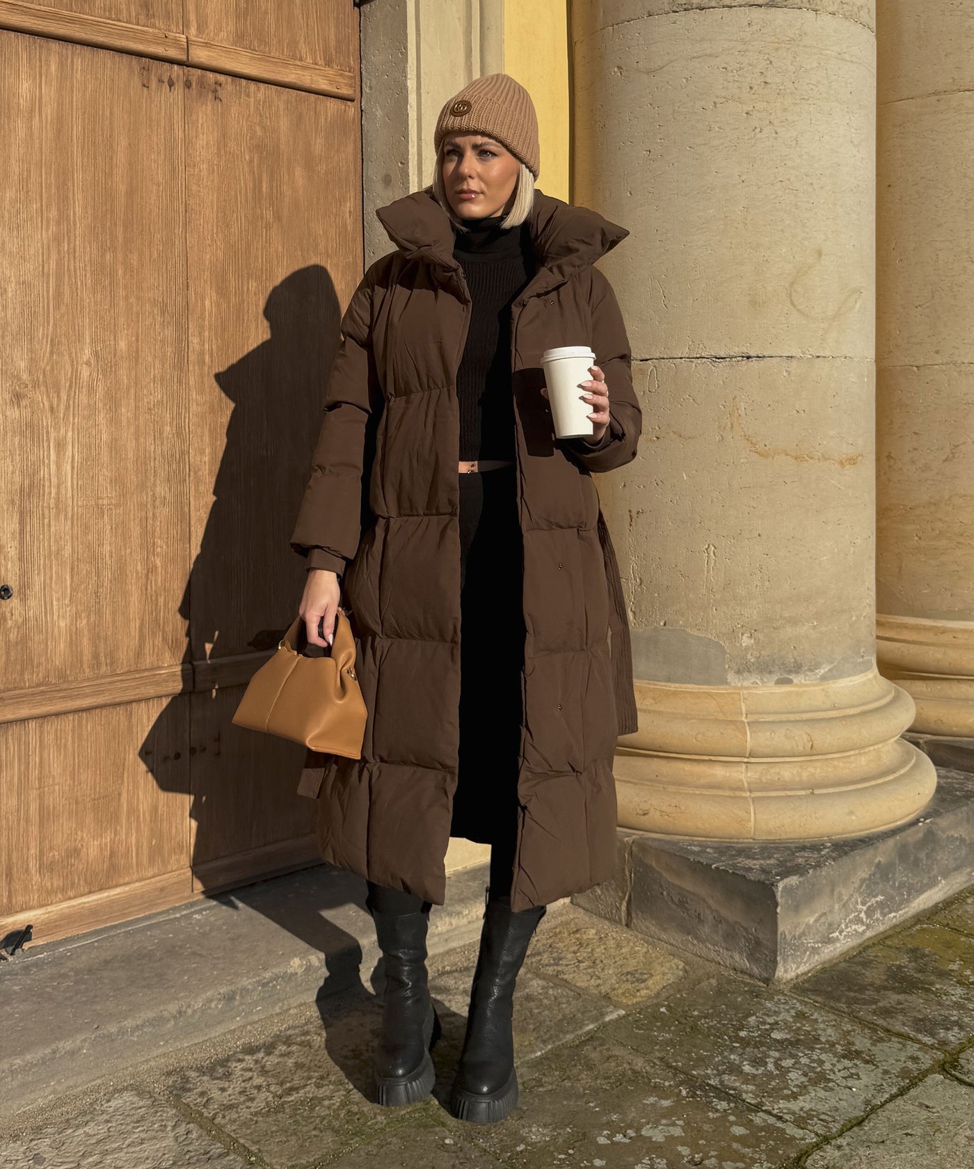 Oversize Parka Kyleih Braun Ladypolitan - Fashion Onlineshop für Damen