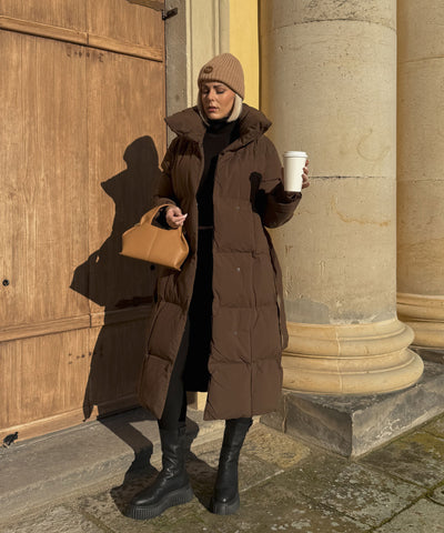 Oversize Parka Kyleih Braun Ladypolitan - Fashion Onlineshop für Damen