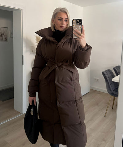 Oversize Parka Kyleih Braun Ladypolitan - Fashion Onlineshop für Damen