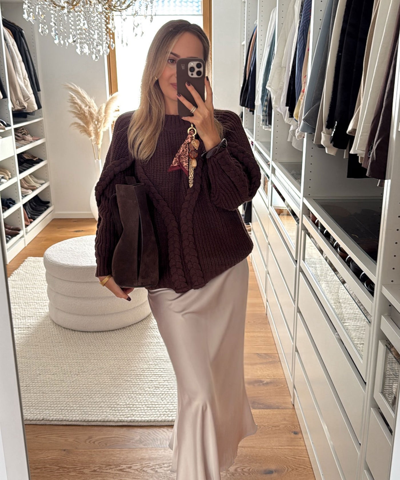 Pullover Lesedi Dunkelbraun Ladypolitan ♡