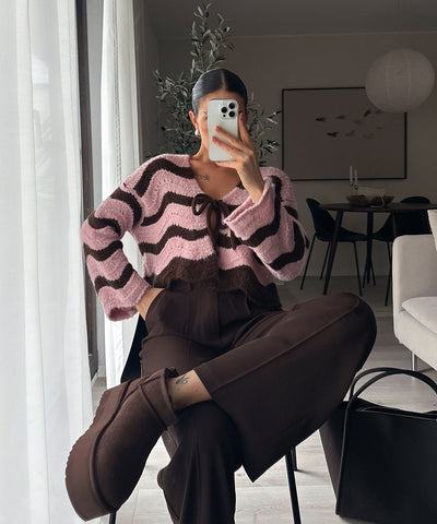 Bundfaltenhose Cleo Braun Ladypolitan ♡