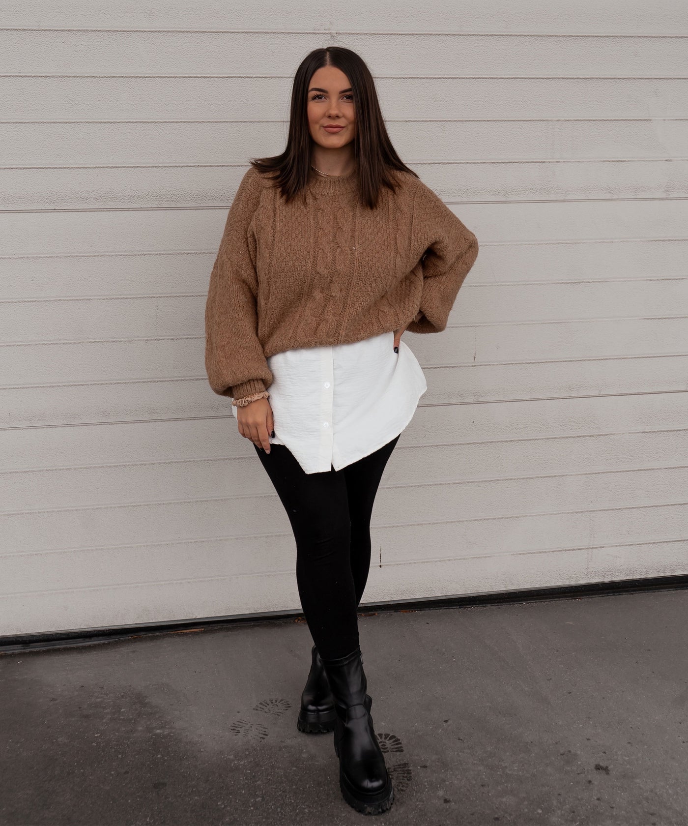 Pullover Leona Taupe Ladypolitan ♡