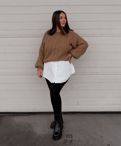 Pullover Leona Taupe Ladypolitan ♡