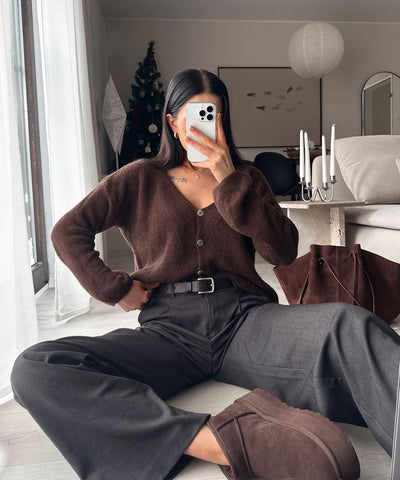 Cardigan Liz Dunkelbraun