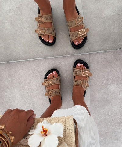 Pantolette Gero Beige Ladypolitan - Fashion Onlineshop für Damen