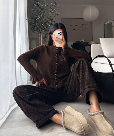 Cardigan Marta Dunkelbraun Ladypolitan ♡