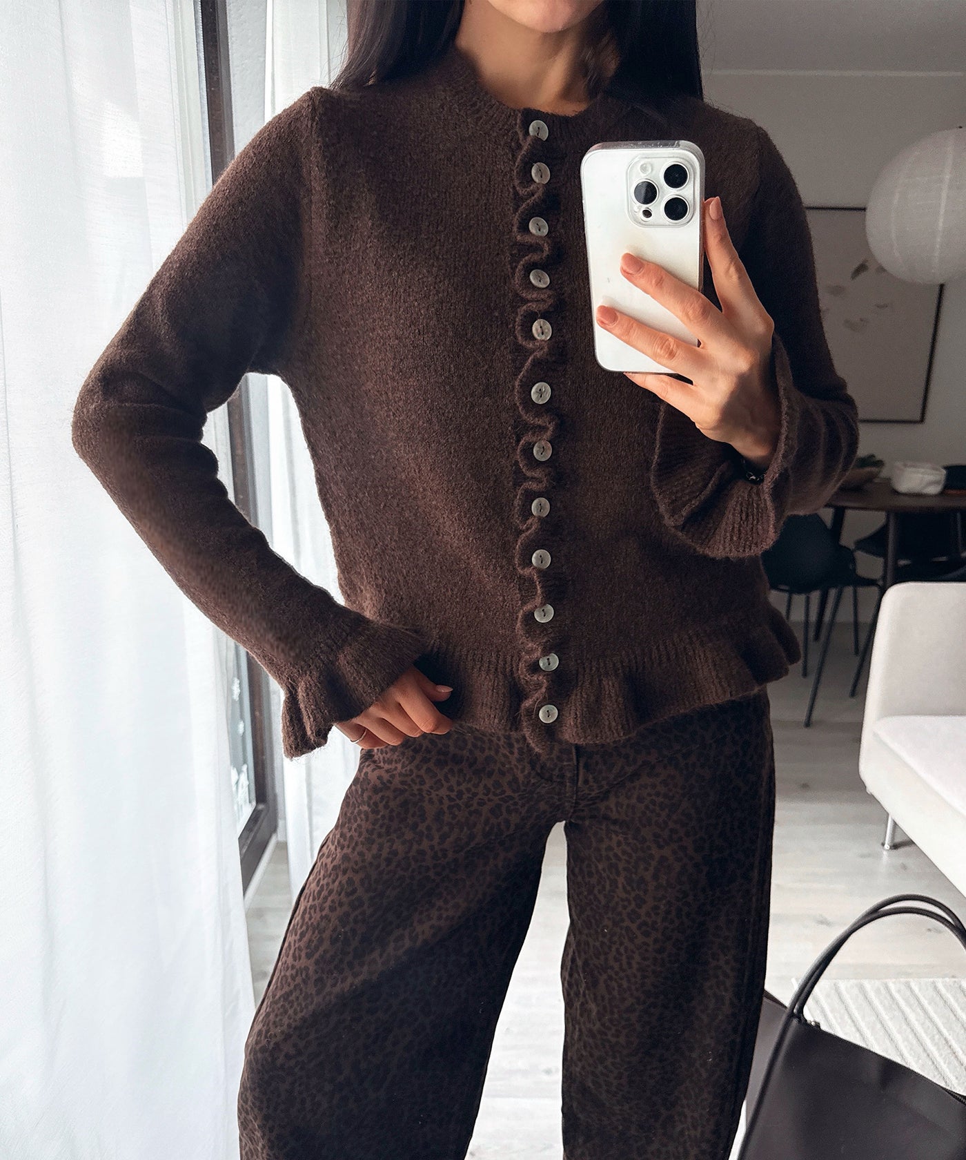 Cardigan Marta Dunkelbraun Ladypolitan ♡