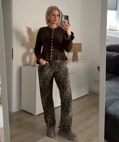 Cardigan Marta Dunkelbraun