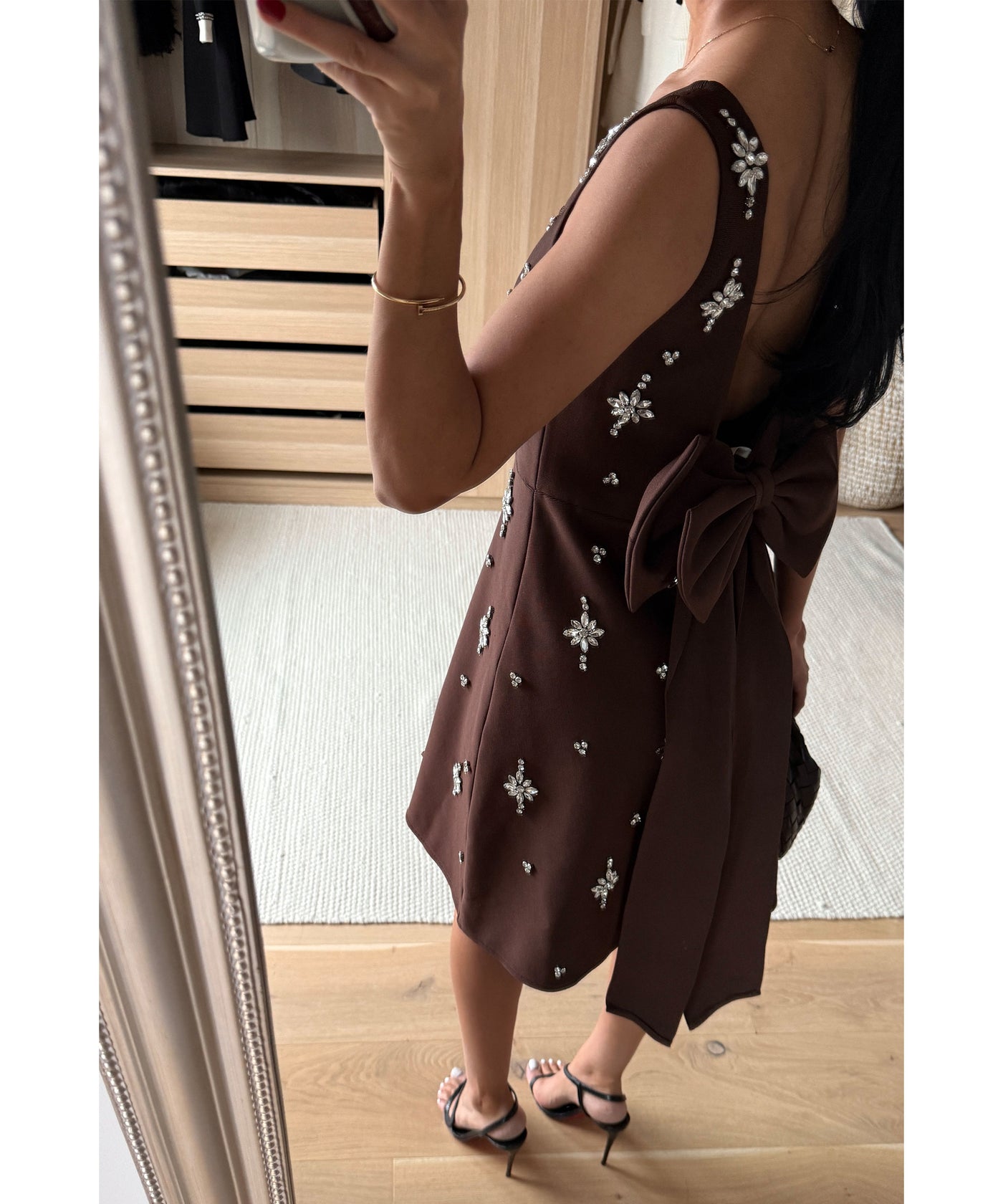 Mini Kleid Maxia Braun Ladypolitan ♡