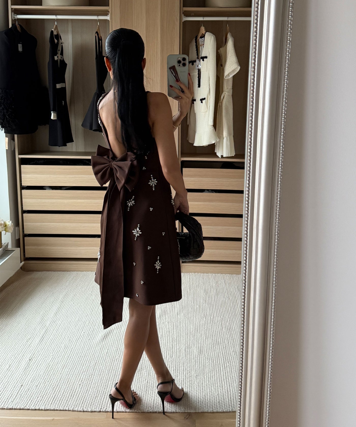 Mini Kleid Maxia Braun Ladypolitan ♡