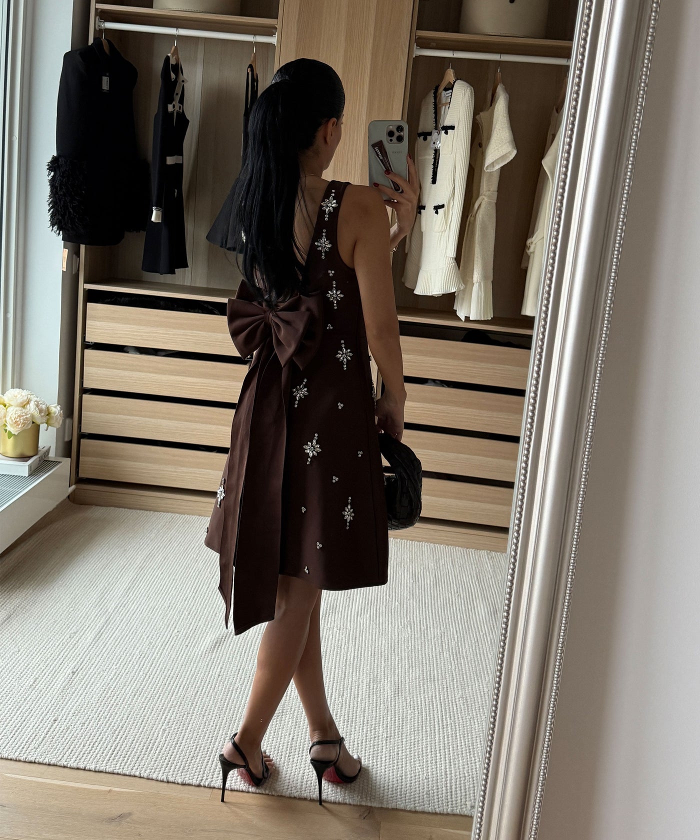 Mini Kleid Maxia Braun Ladypolitan ♡