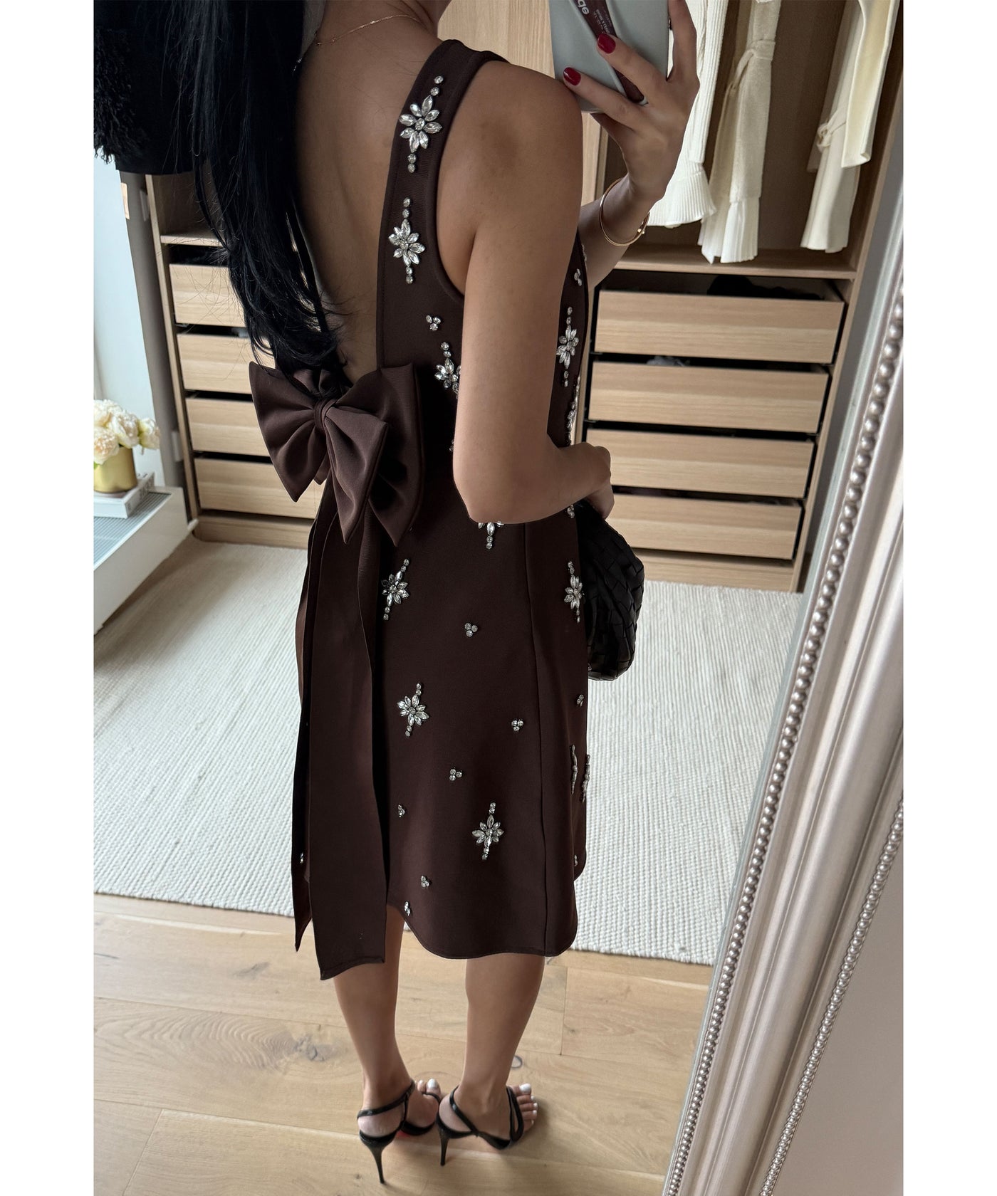 Mini Kleid Maxia Braun Ladypolitan ♡