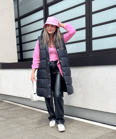 Vest Megan Long Black