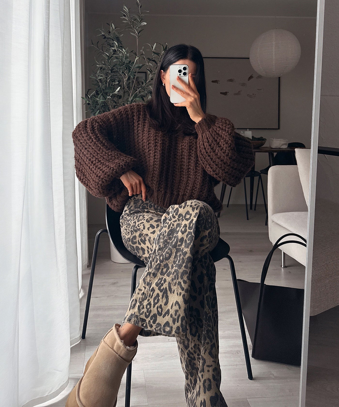 Strickpullover Mia Dunkelbraun Ladypolitan ♡