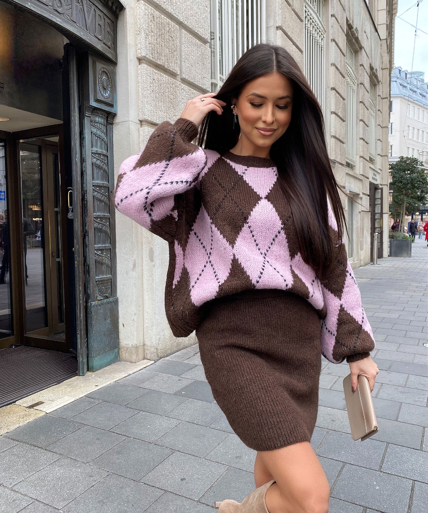 Strickrock Mileyna Dunkelbraun Ladypolitan ♡