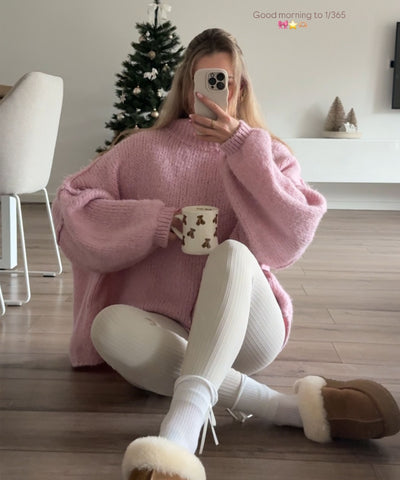 Pull oversize Nata Rosa