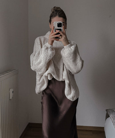 Pull Oversize Nata Beige
