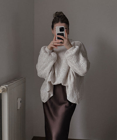 Pull Oversize Nata Beige
