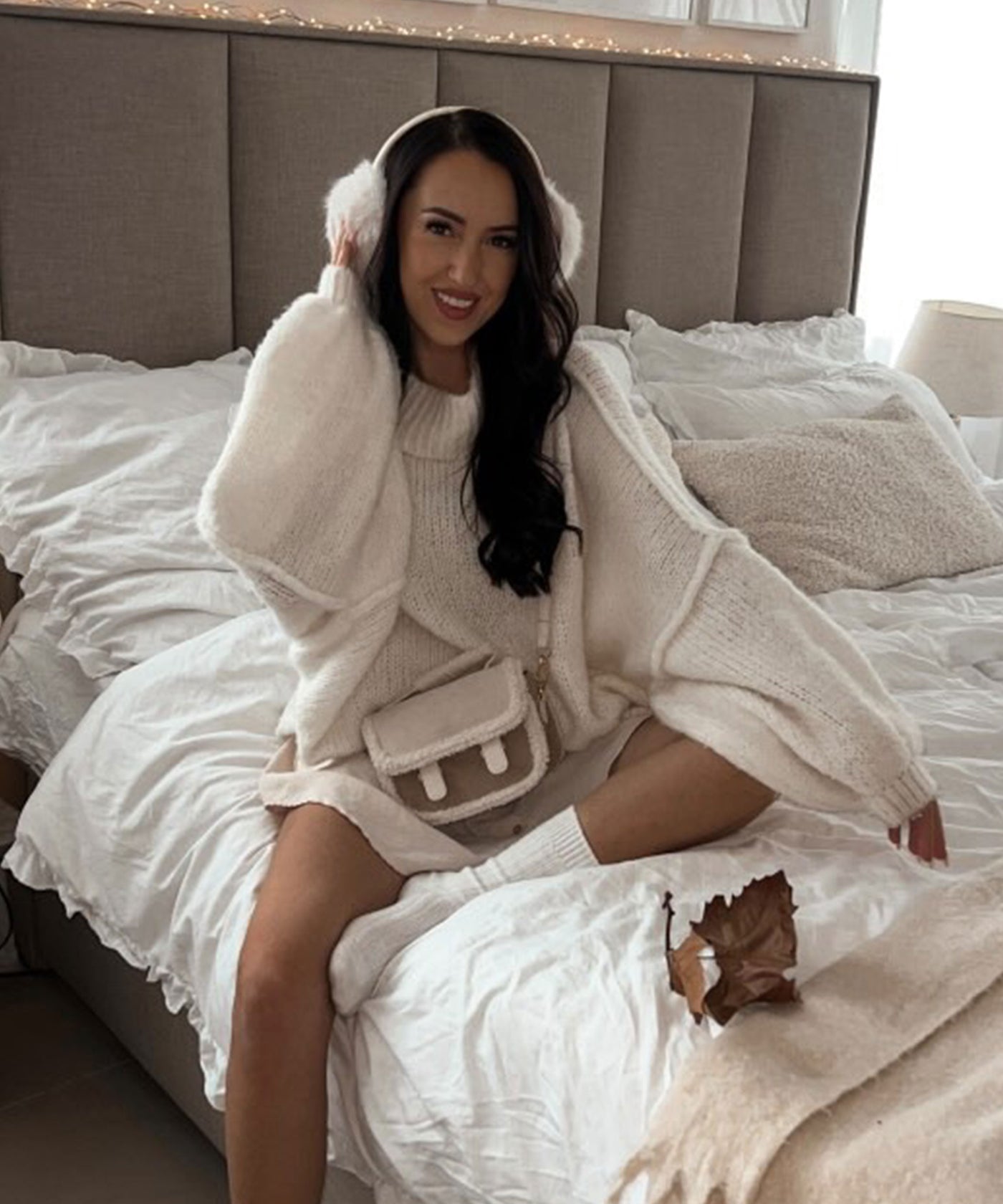 Pull Oversize Nata Beige