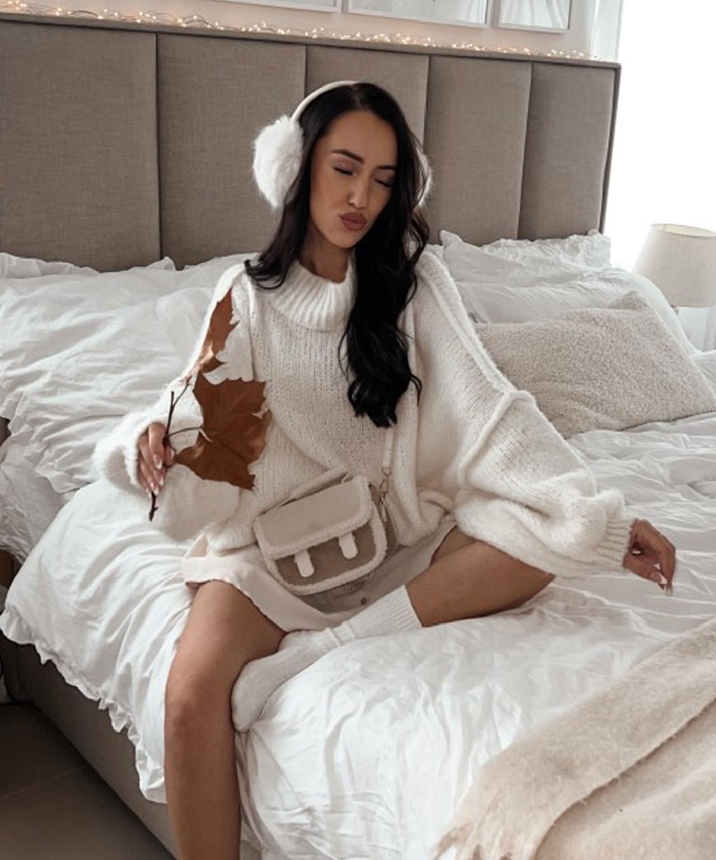 Pull Oversize Nata Beige