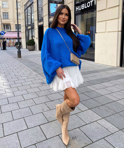 Oversized jumper Nata royal blue