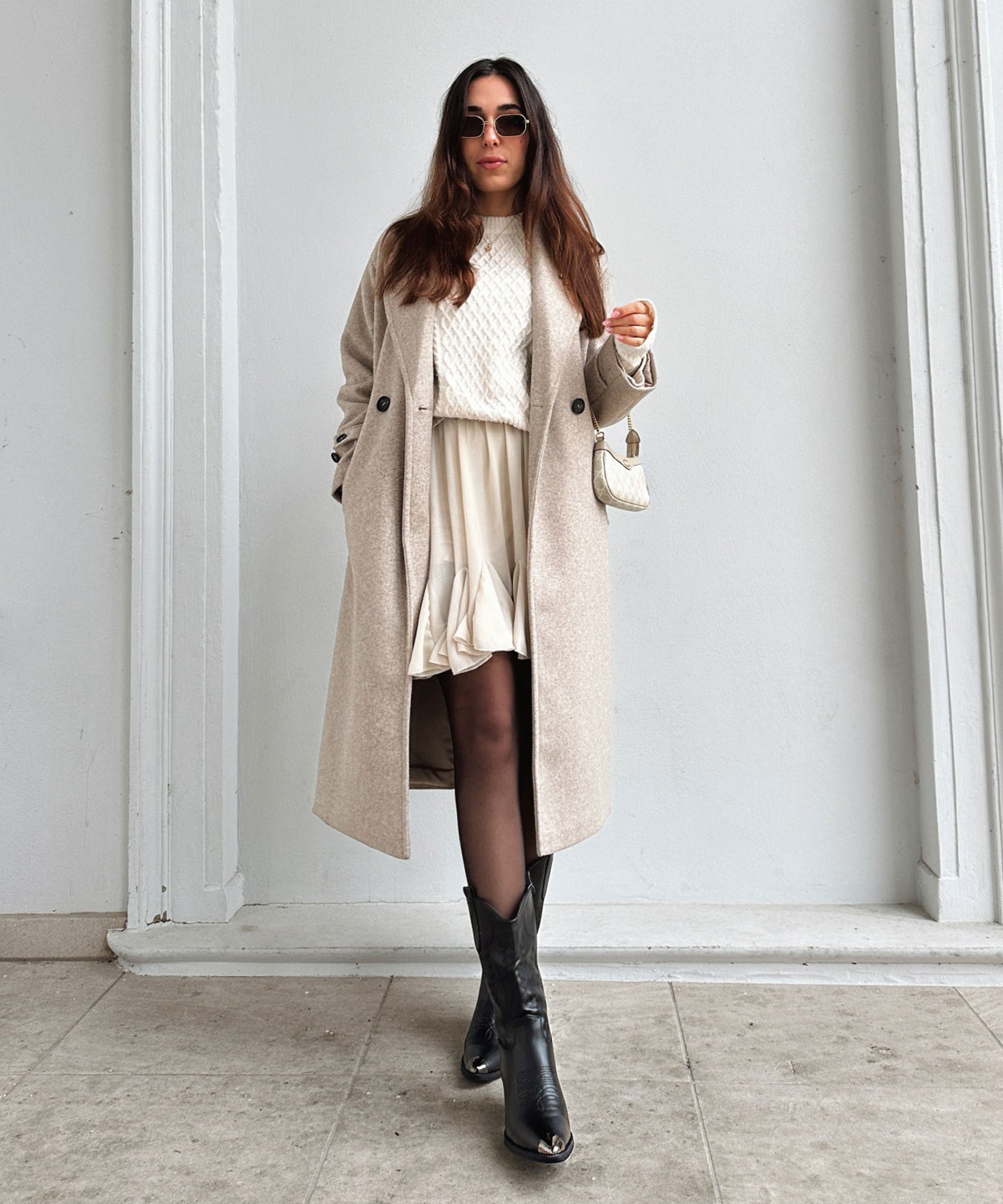 Rock Nicole Beige Ladypolitan - Fashion Onlineshop für Damen