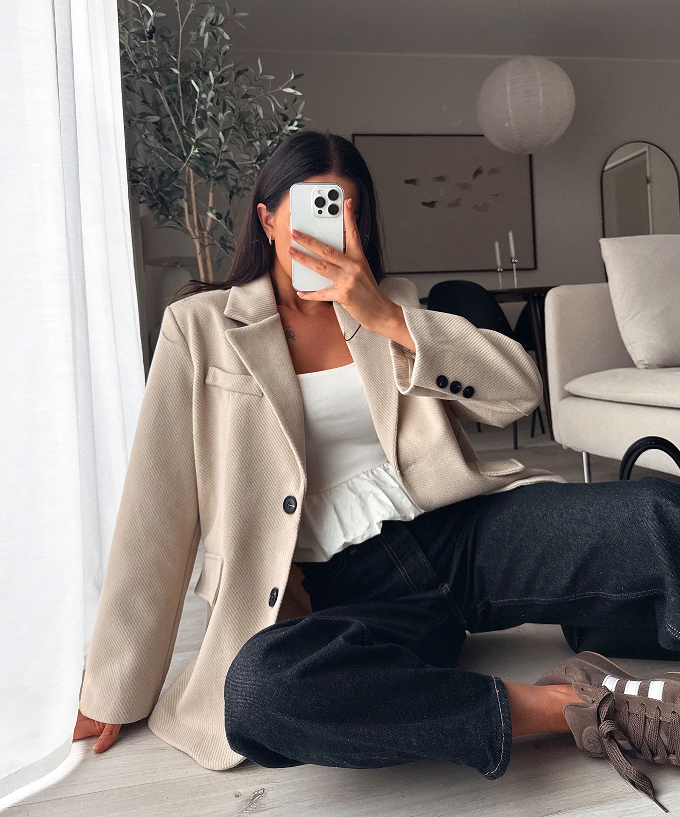 Oversize Blazer Nila Beige