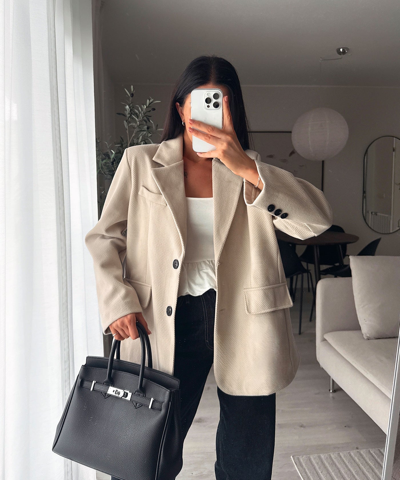 Oversize Blazer Nila Beige