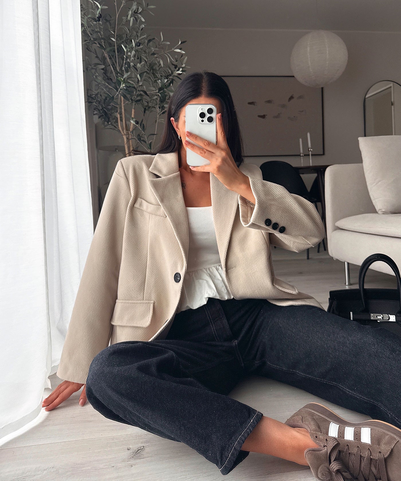 Oversize Blazer Nila Beige