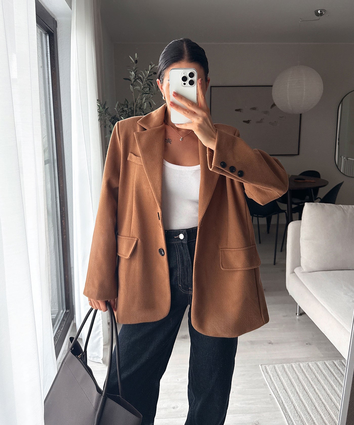 Oversize Blazer Nila Camel