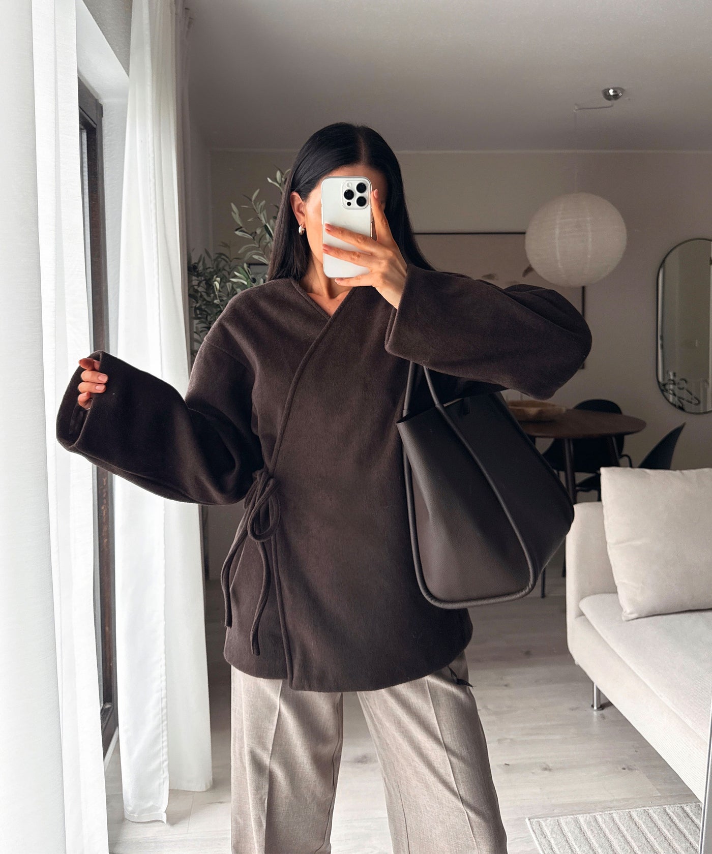 Cardigan Olinea Braun