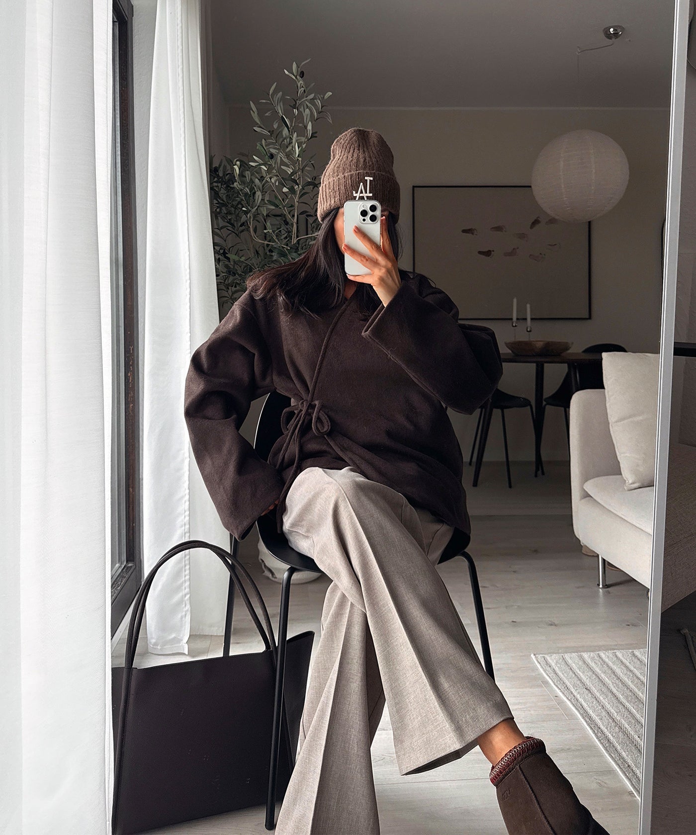 Cardigan Olinea Braun