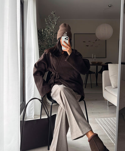 Cardigan Olinea Braun