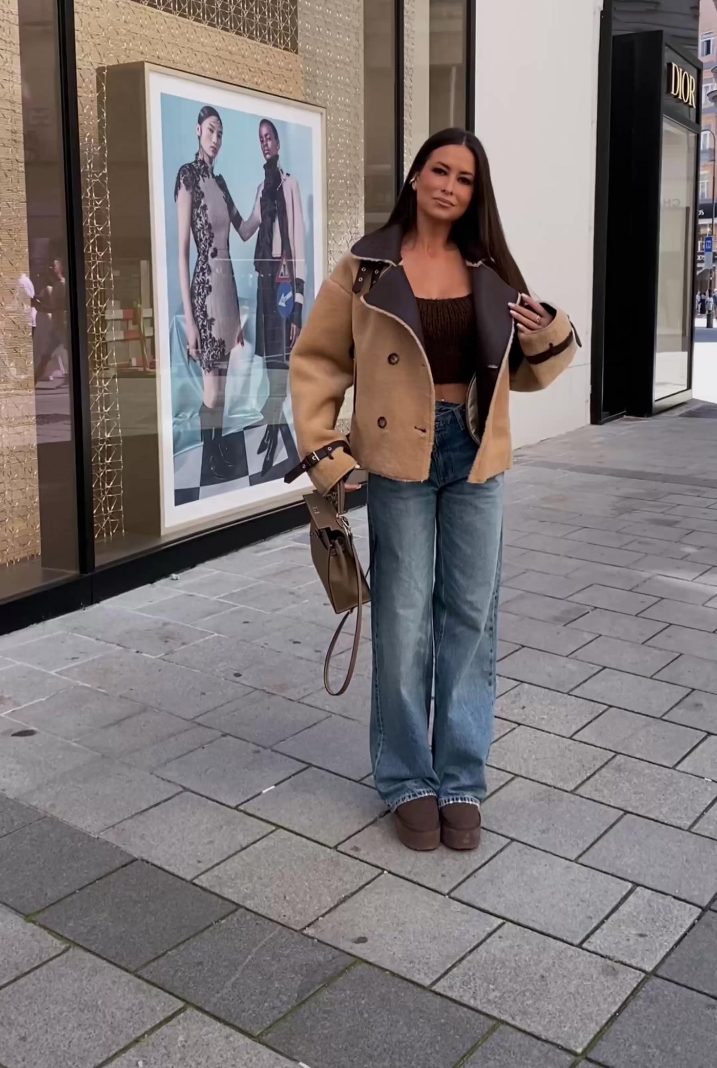 Teddy Fell Jacke Ella Camel Ladypolitan ♡