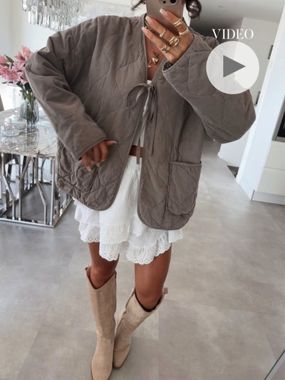 Jacke Gresa Taupe Ladypolitan ♡
