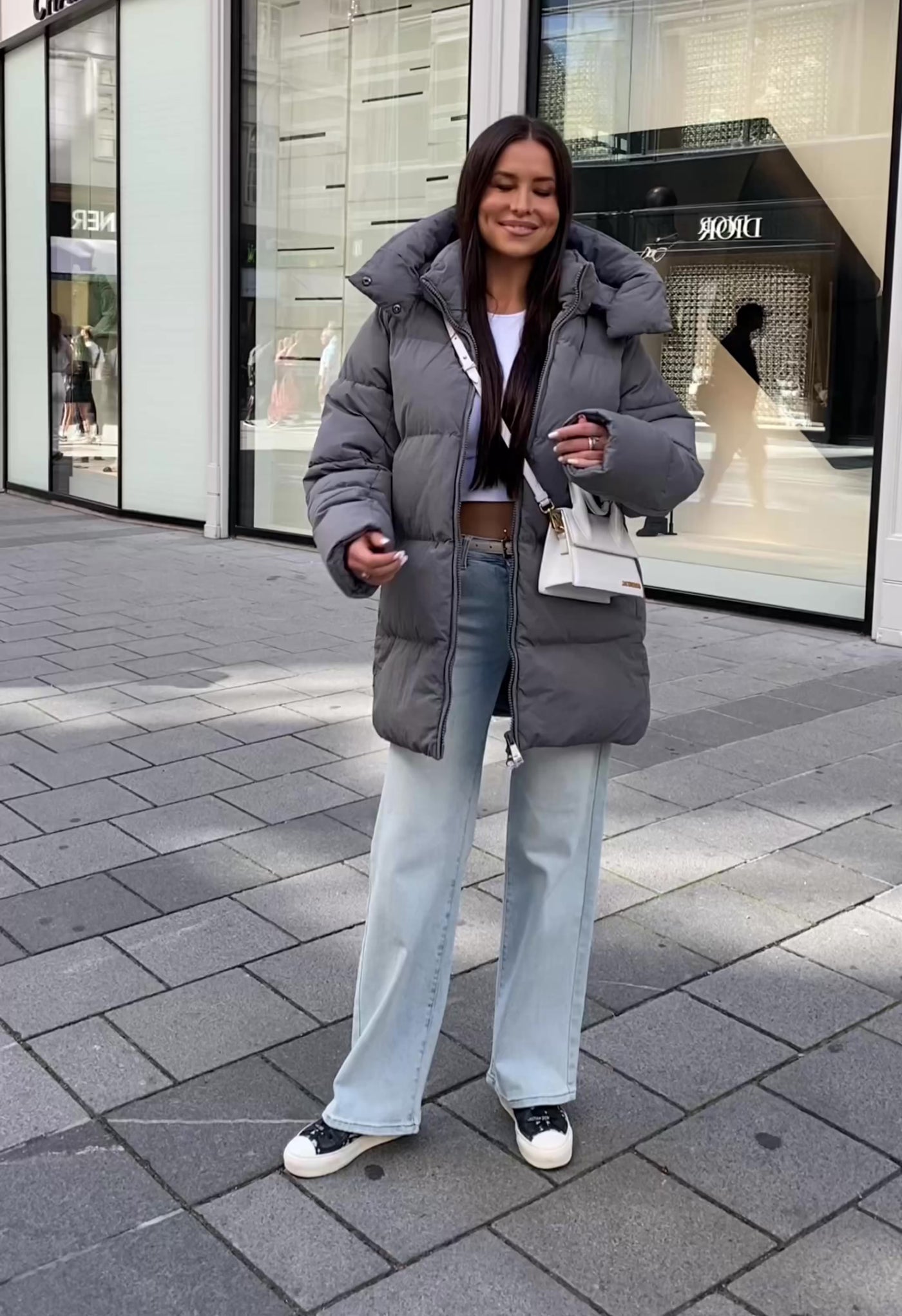 Jacke Addie Dunkelgrau