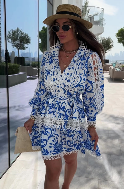 Kleid Durrani Blau