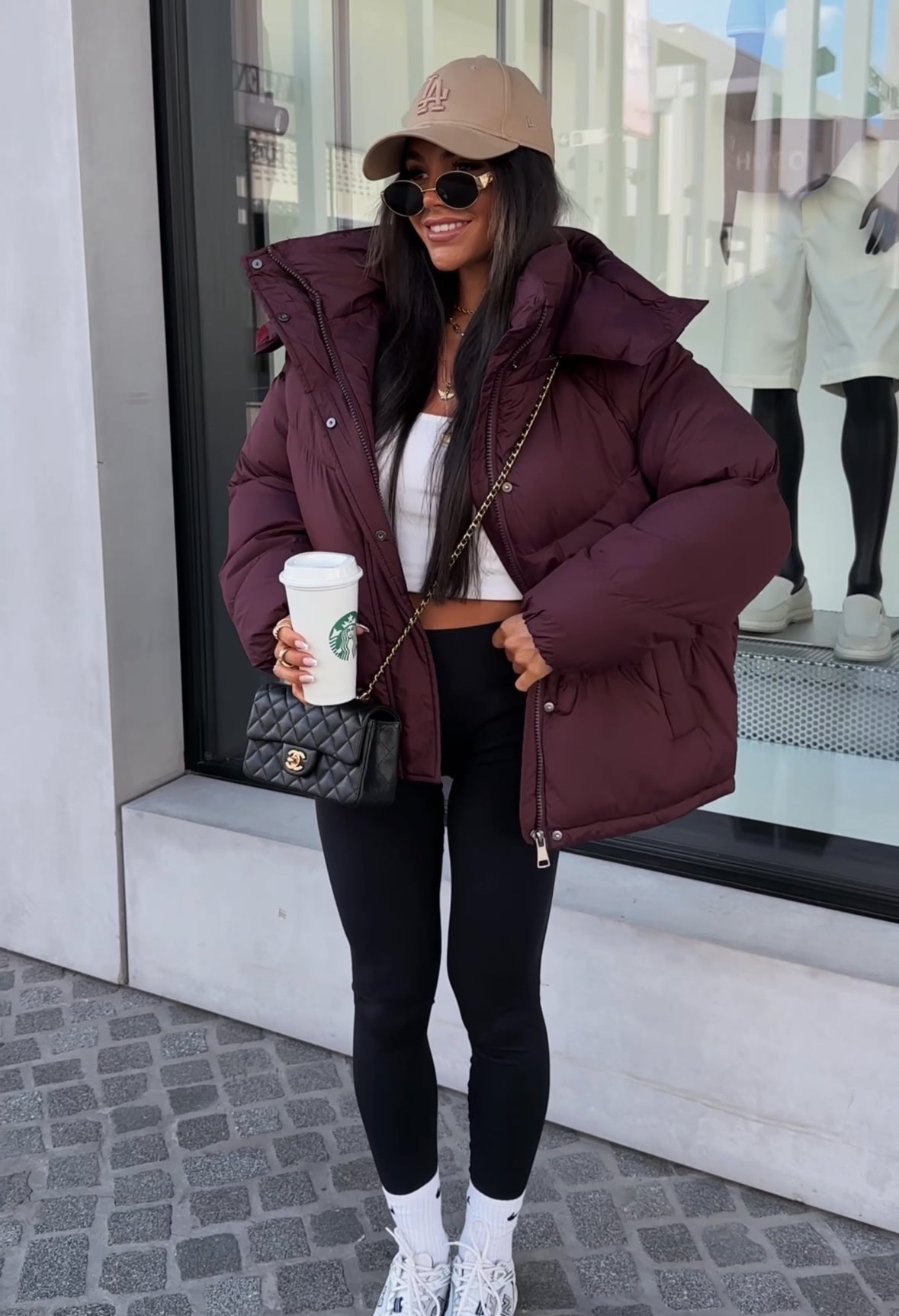 Pufferjacke Fina Weinrot Ladypolitan ♡