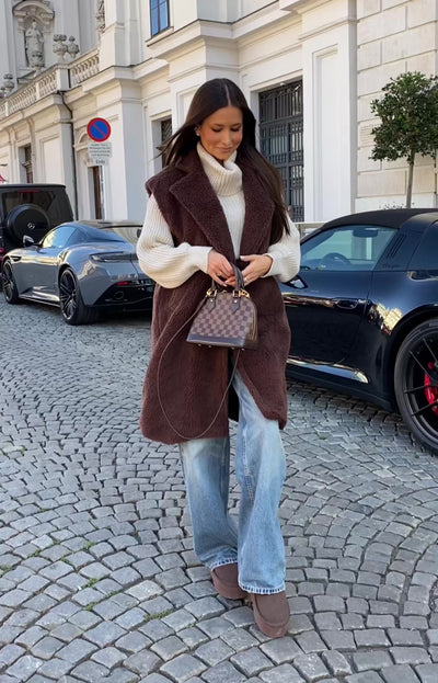 Teddyweste Gabriell Braun Ladypolitan ♡